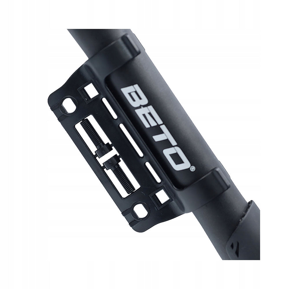 Mini hand bicycle pump for bicycle with valve clamp AV/DV/FV hose Brand Beto