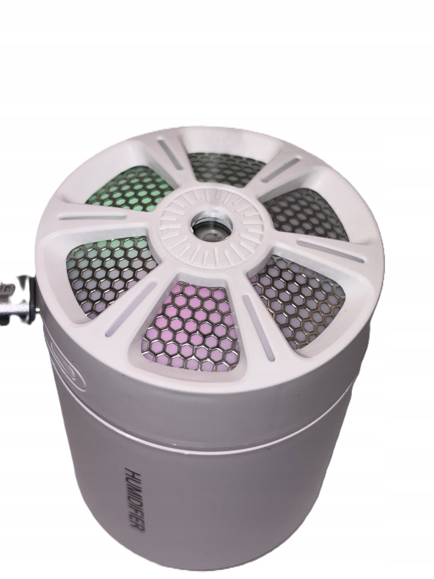 Mini humidifier USB aroma diffuser glows in color 180ml Dominant color black