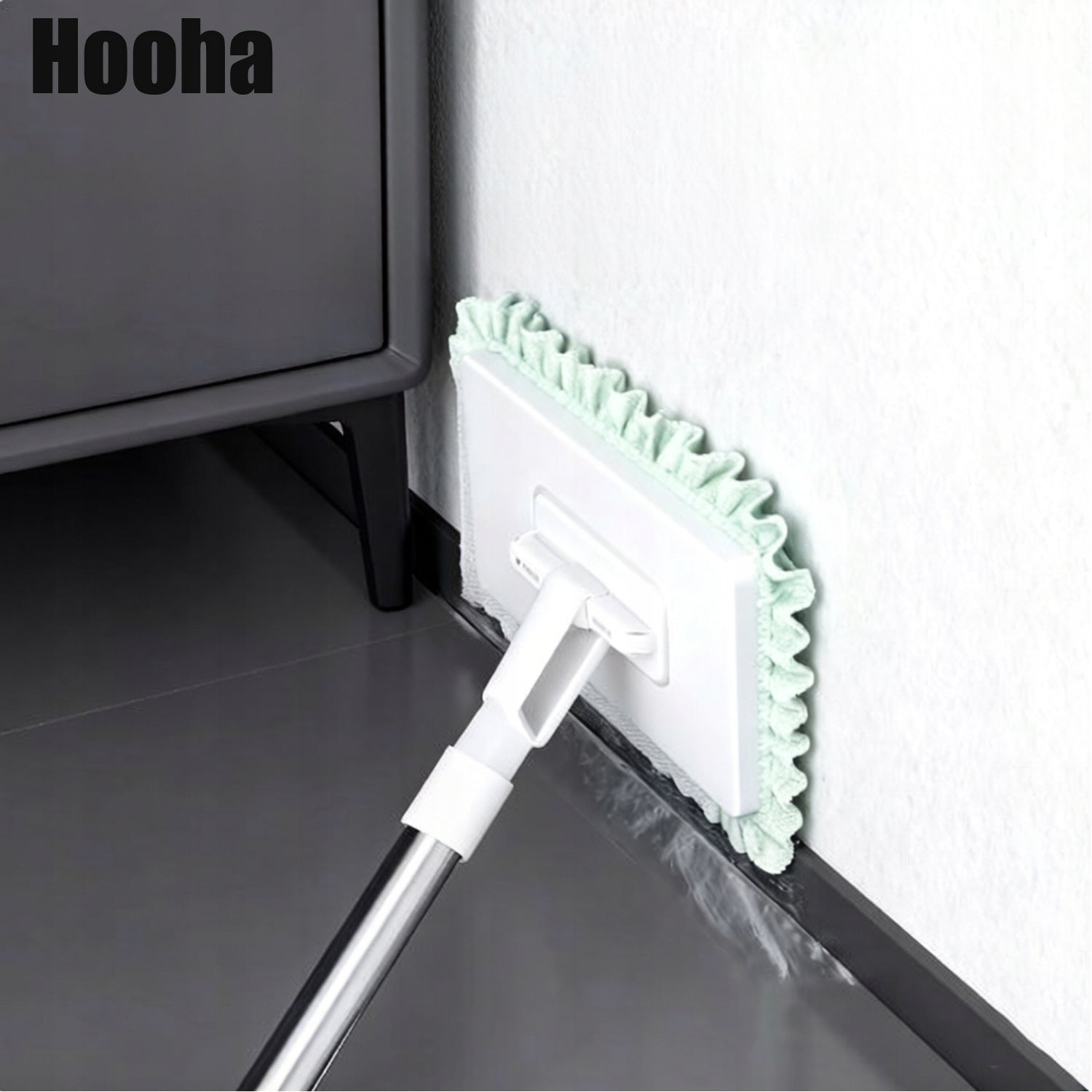Mini mop płaski z systemem zaciskowym ściereczka do czyszczenia okien ścian Packaging status original