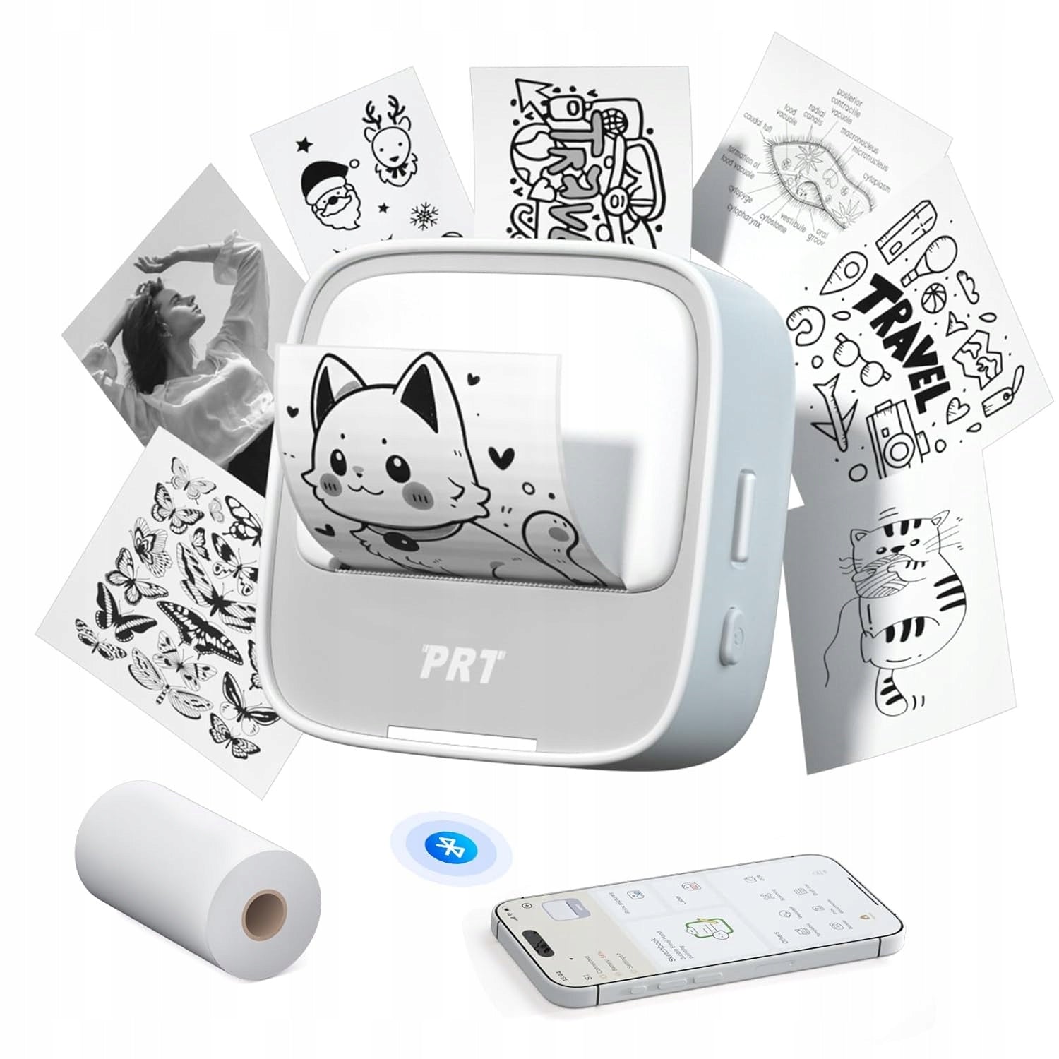 Mini -pocket printer instant portable printing S1 EAN (GTIN) 0759208291900