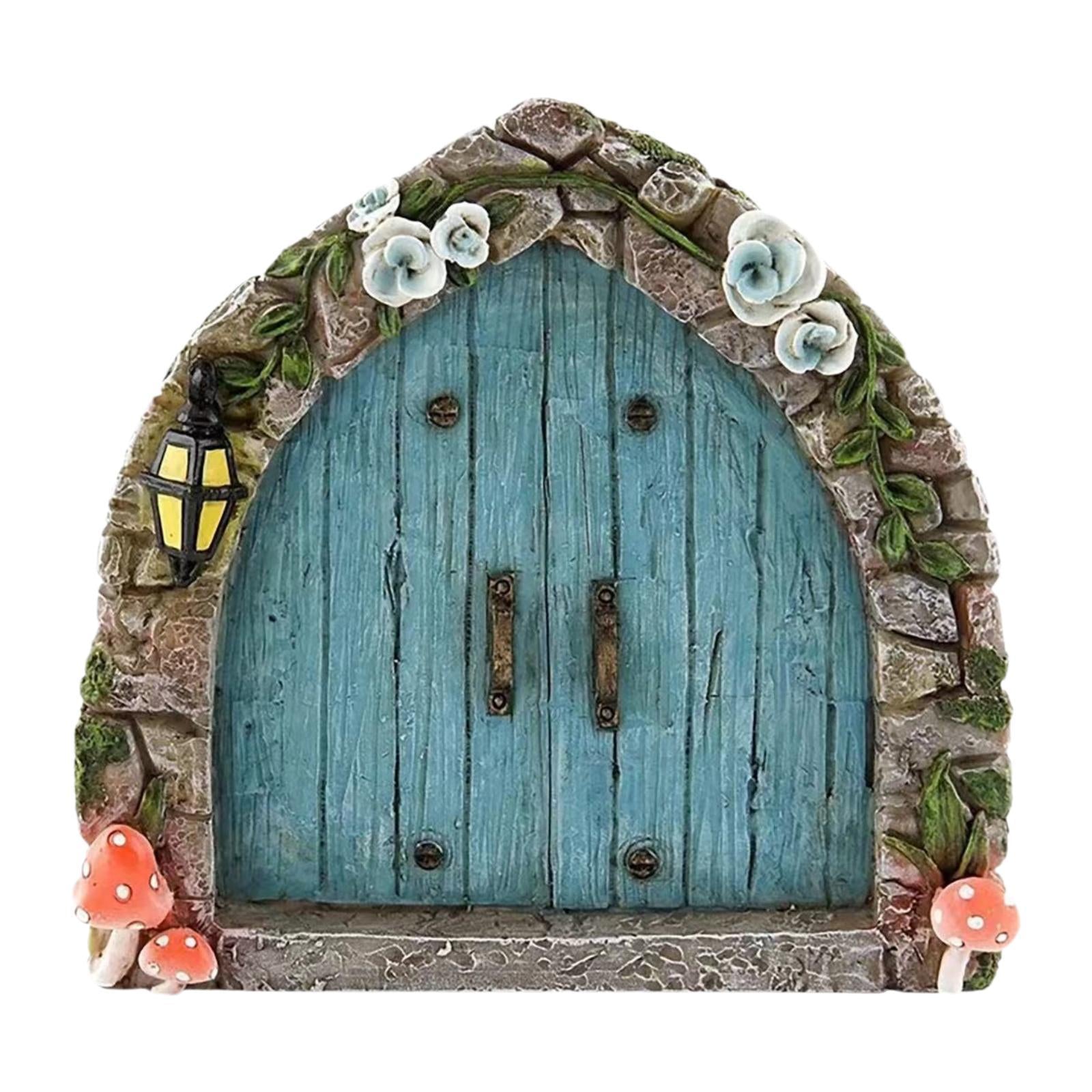Miniature Fairy Door 2D Decoration Tree Decoration Miniature Yard Ornament