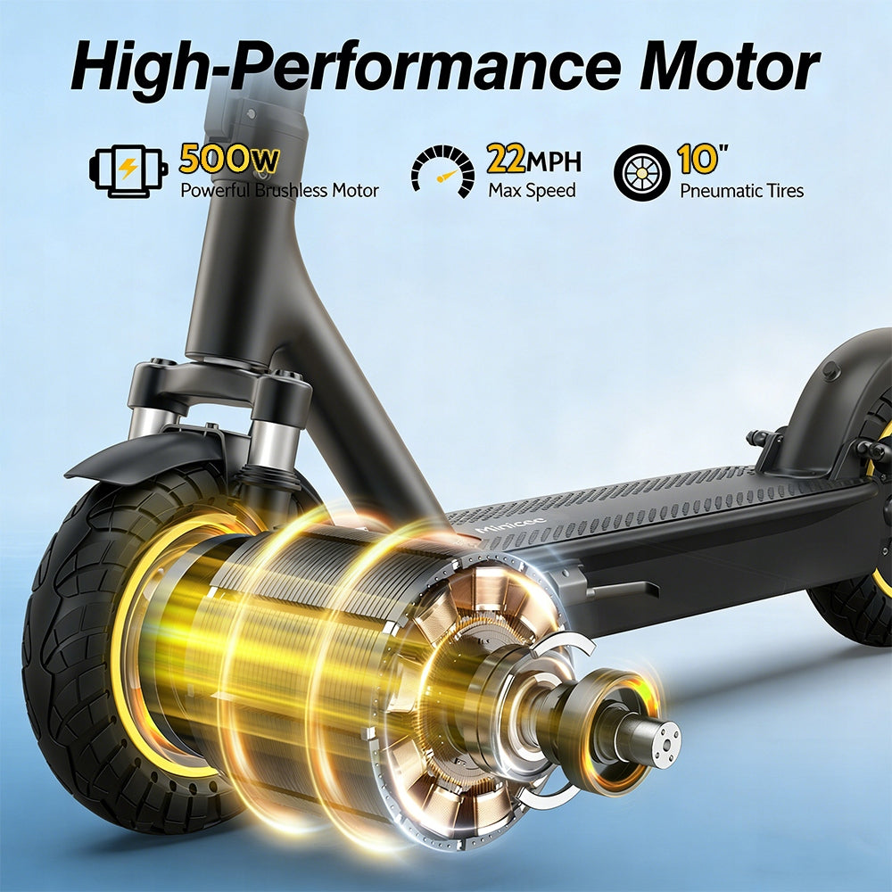 Minicee Adult Folding Electric Scooter - 500W Motor , 19km/h 10-Inch Tires Manufacturer code Huizhou Peter Technology Co.,Ltd