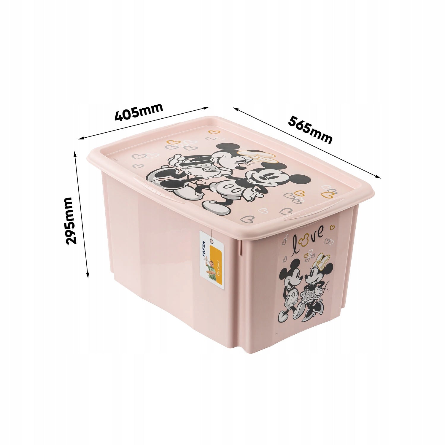 Minnie Mouse 45L Lockable Toy Container Brand Keeeper