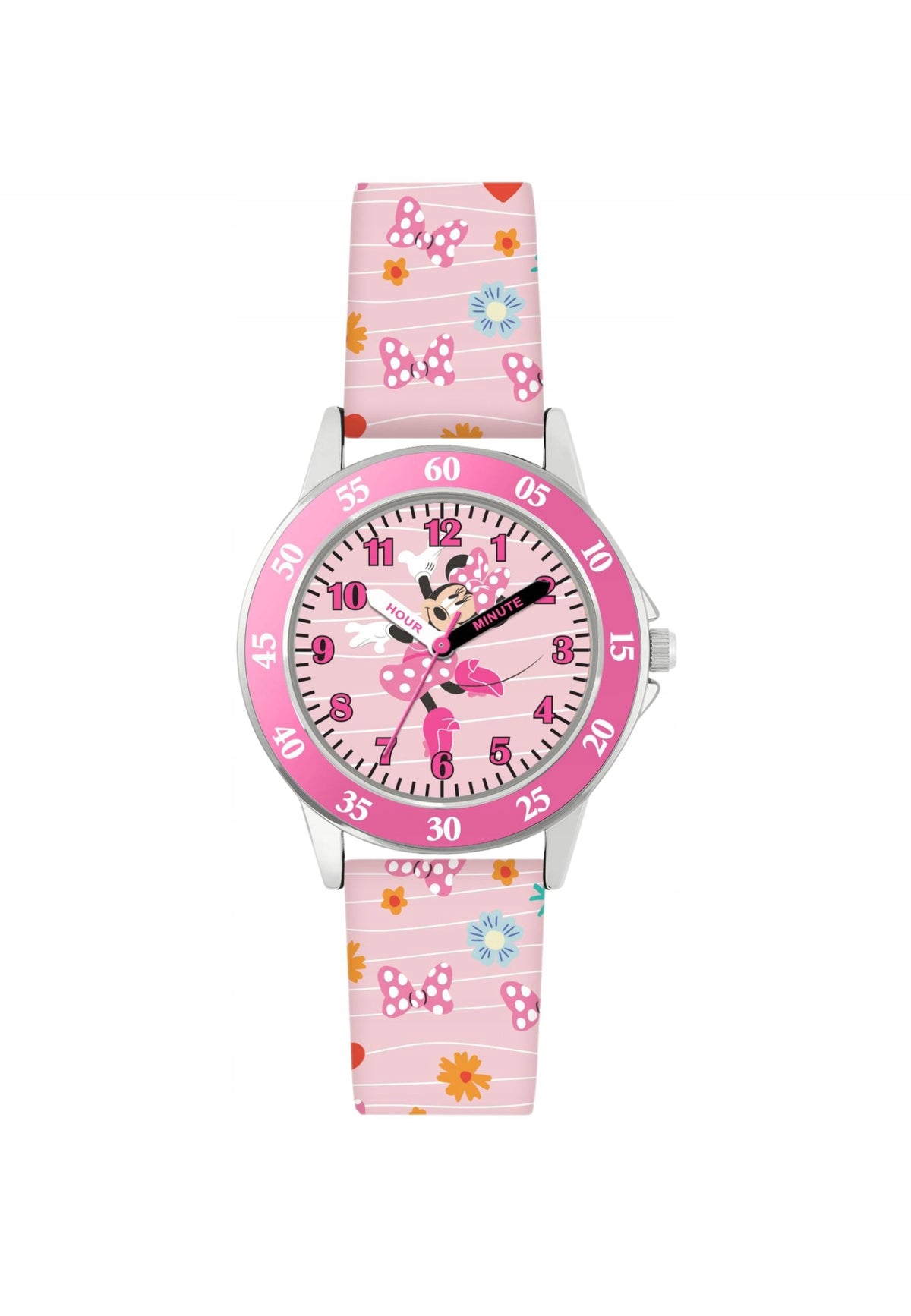 Minnie Time Teacher Rose Watch, Pink, Metal/Plastic, Universal Blur