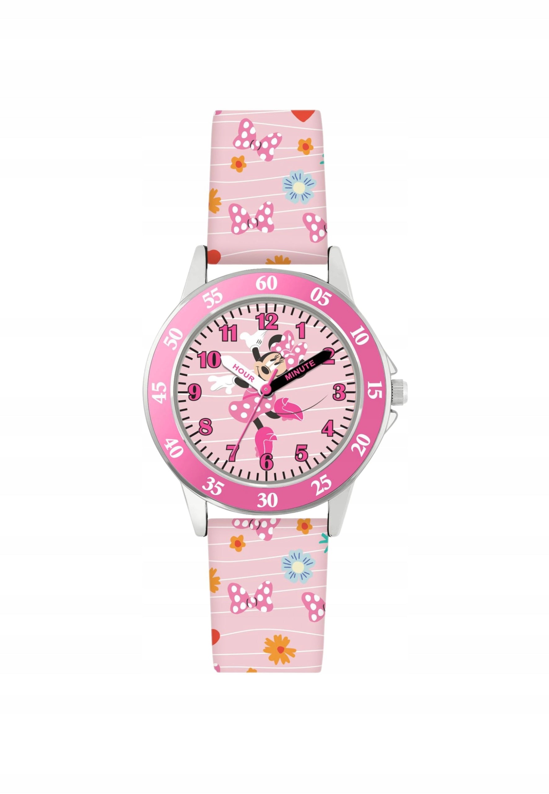 Minnie Time Teacher Rose Watch, Pink, Metal/Plastic, Universal Blur