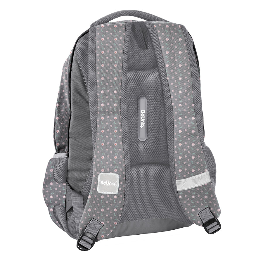 Minnie Youth School Backpack BeUniq Grey with Pink Disney Mouse Manufacturer code DM24TT-2708