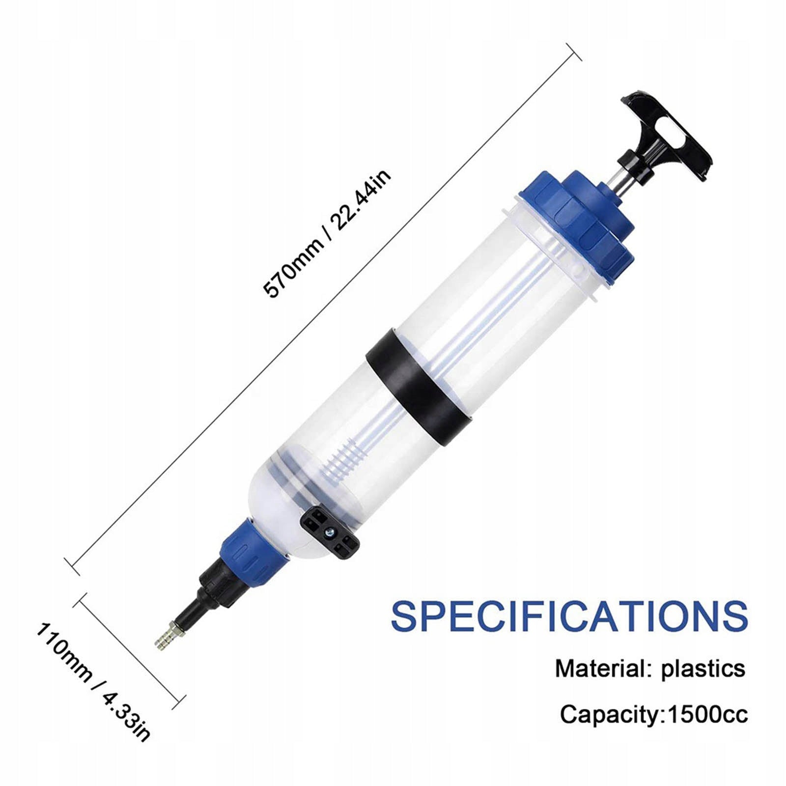 Miracle Shining 1500CC Oil Fluid Extractor Filling Bottle Transfer, Manual Packaging status original