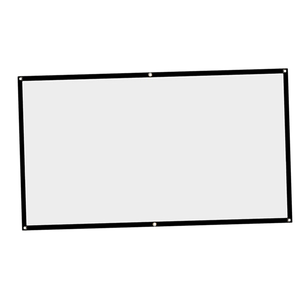 Miracle Shining 2pcs Foldable 16:9 Projection Screen Home Cinema Video Packaging status original