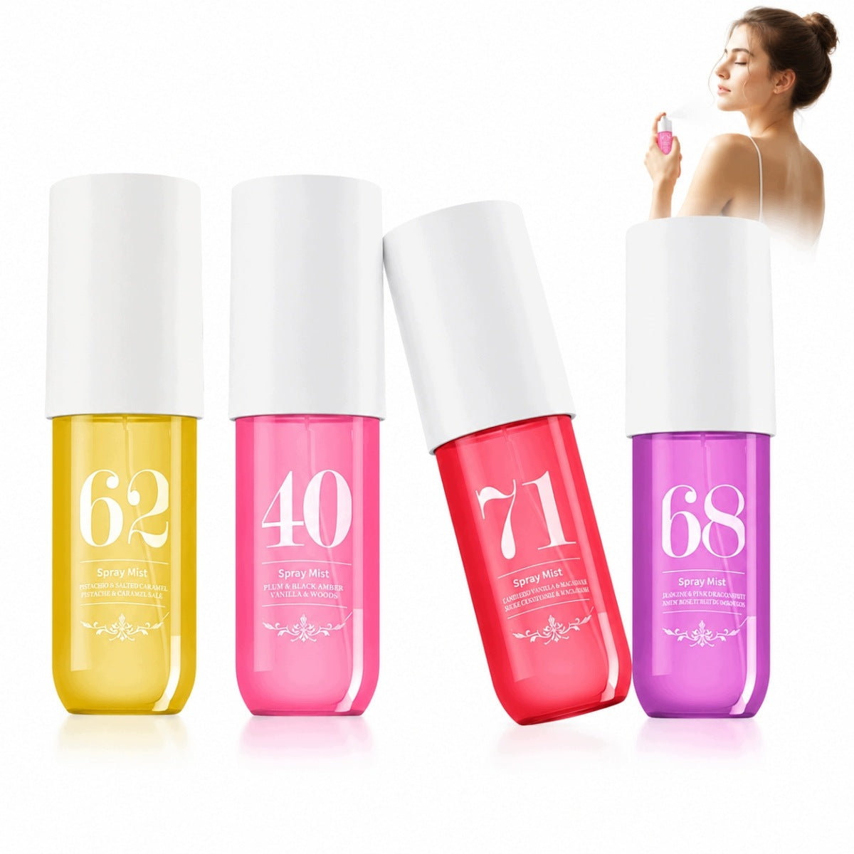 Mist #40 62 68 71 for fruit and flower body, 4*90 ml