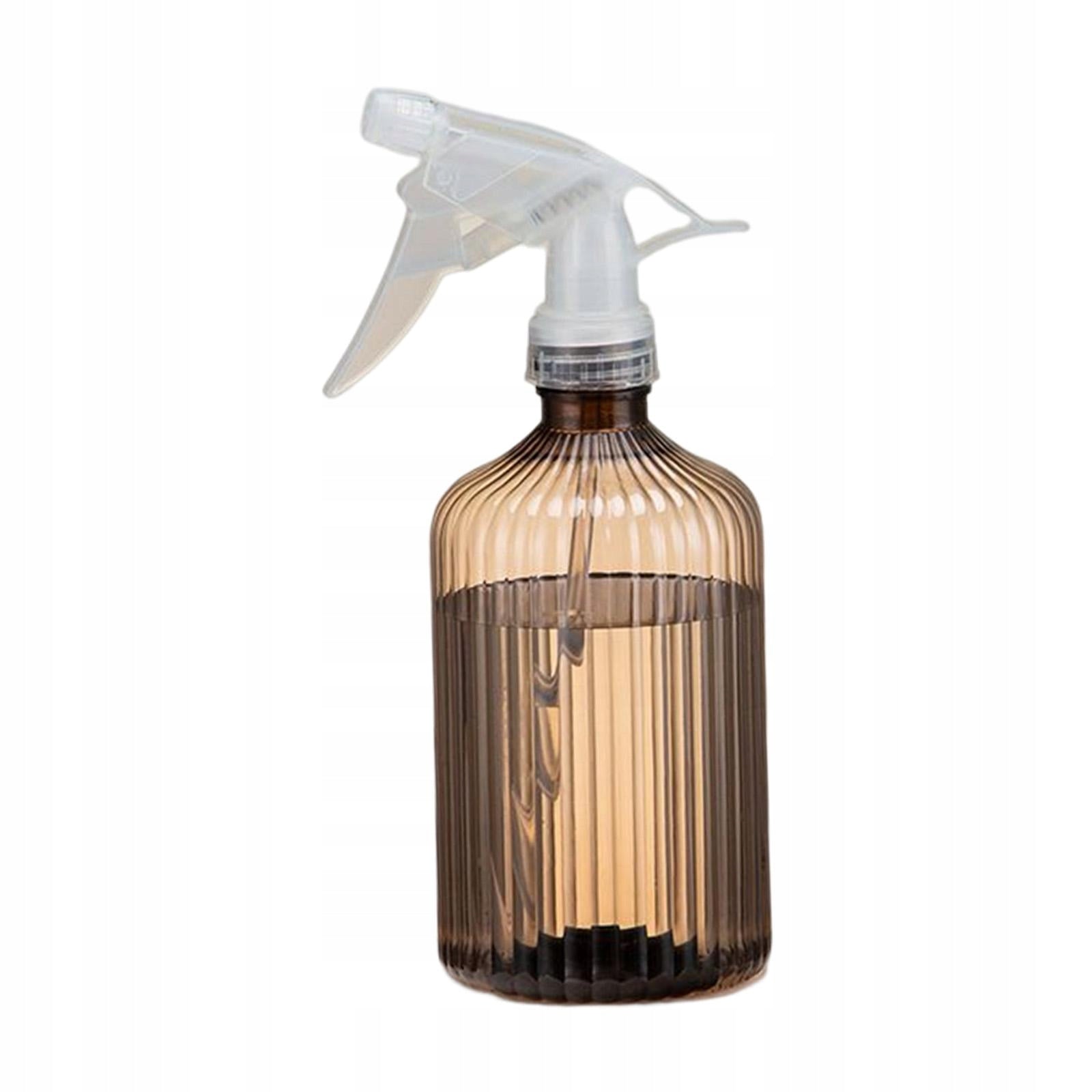 Mister Spray Bottle Transparent Body Fine Mist Multipurpose Large Brown Manufacturer no brand