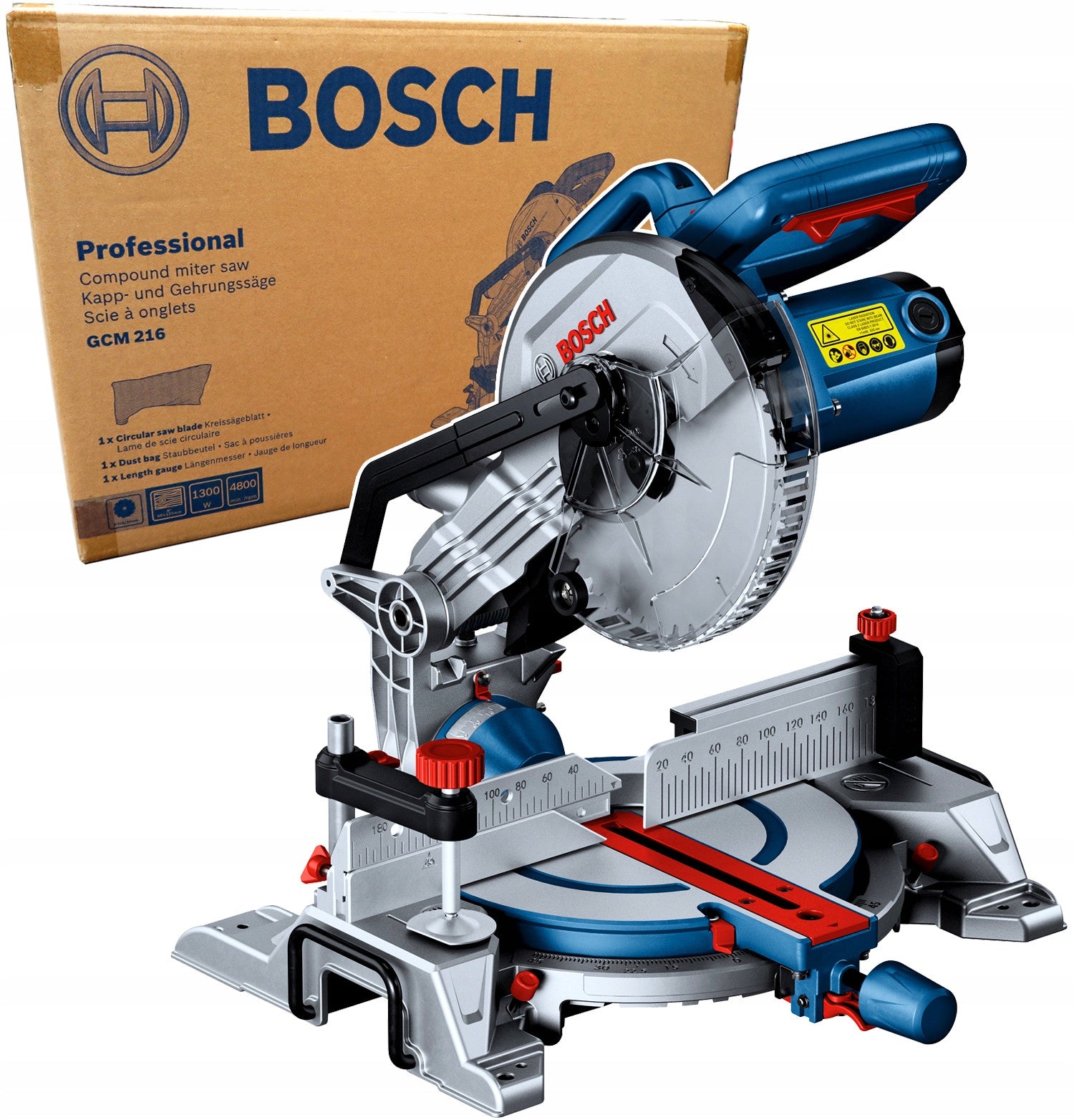 Miter saw BOSCH GCM 216 0601b33000 216mm 1300W laser