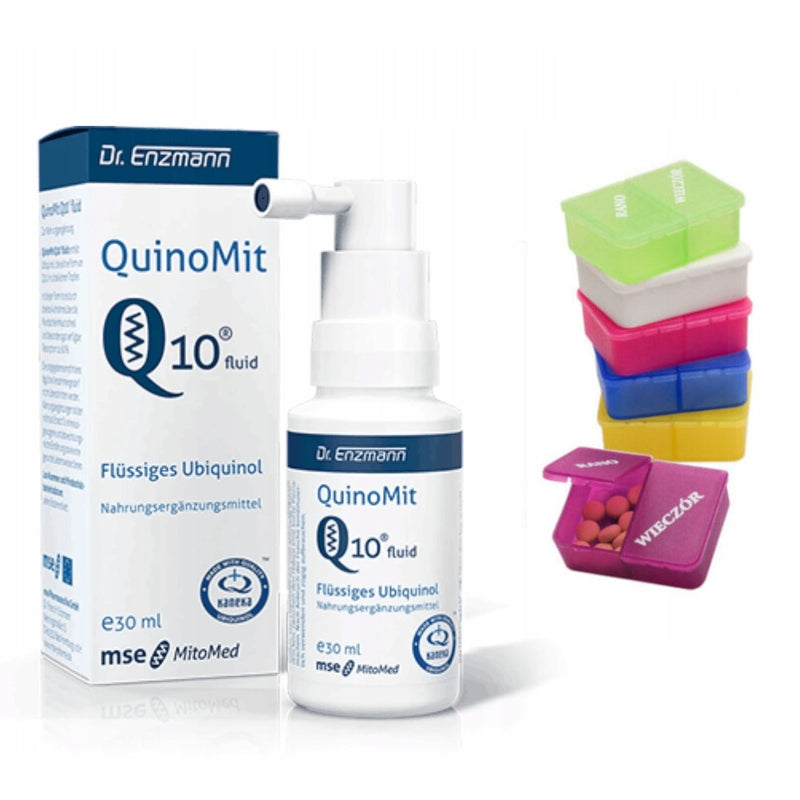Mitopharma QUINOMIT Q10 FLUID Dr Enzmann in liquid form 30ml + FREEBIE