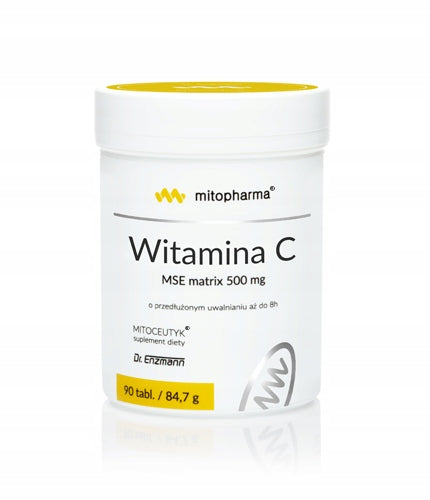 Mitopharma VITAMIN C MSE MATRIX 500 mg High dose vitamin C 90 tabl. + Freebie Name other