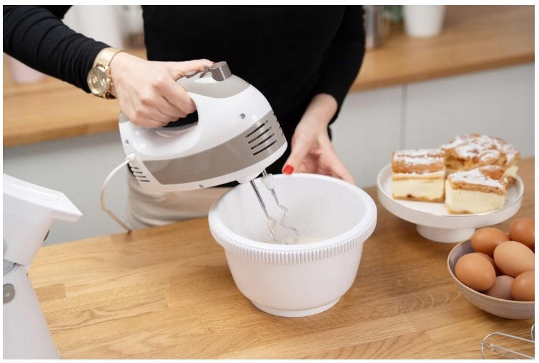 Mixer with two bowls Zelmer ZHM2460C 500W white and grey Dominant color white