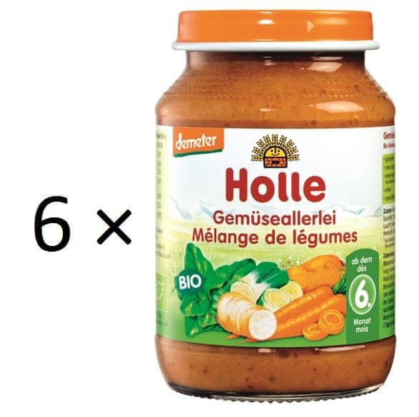 Mixture of organic vegetables Holle 190 g Manufacturer code 109001