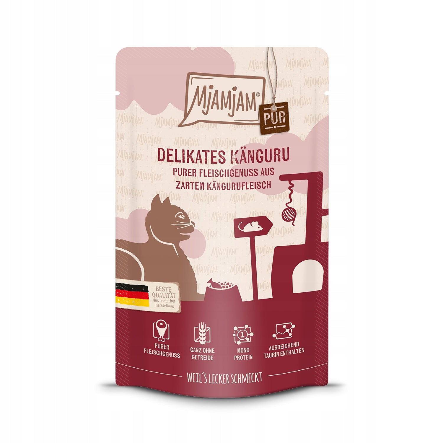Mjamjam Pur - kangaroo 125g - monoprotein feed