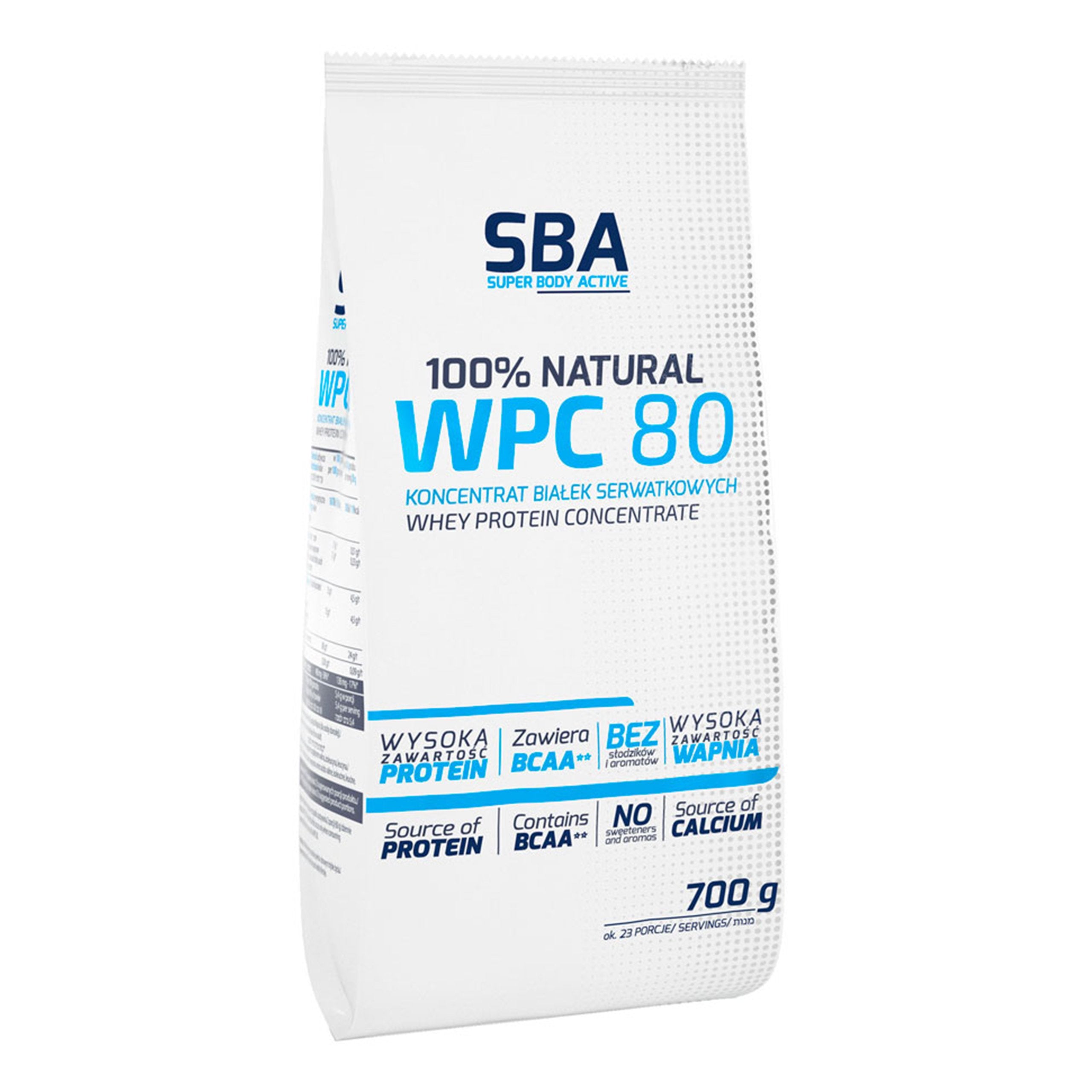 Mlekovita Protein Conditioner 700g WPC Protein Concentrate 80 Natural Flavour