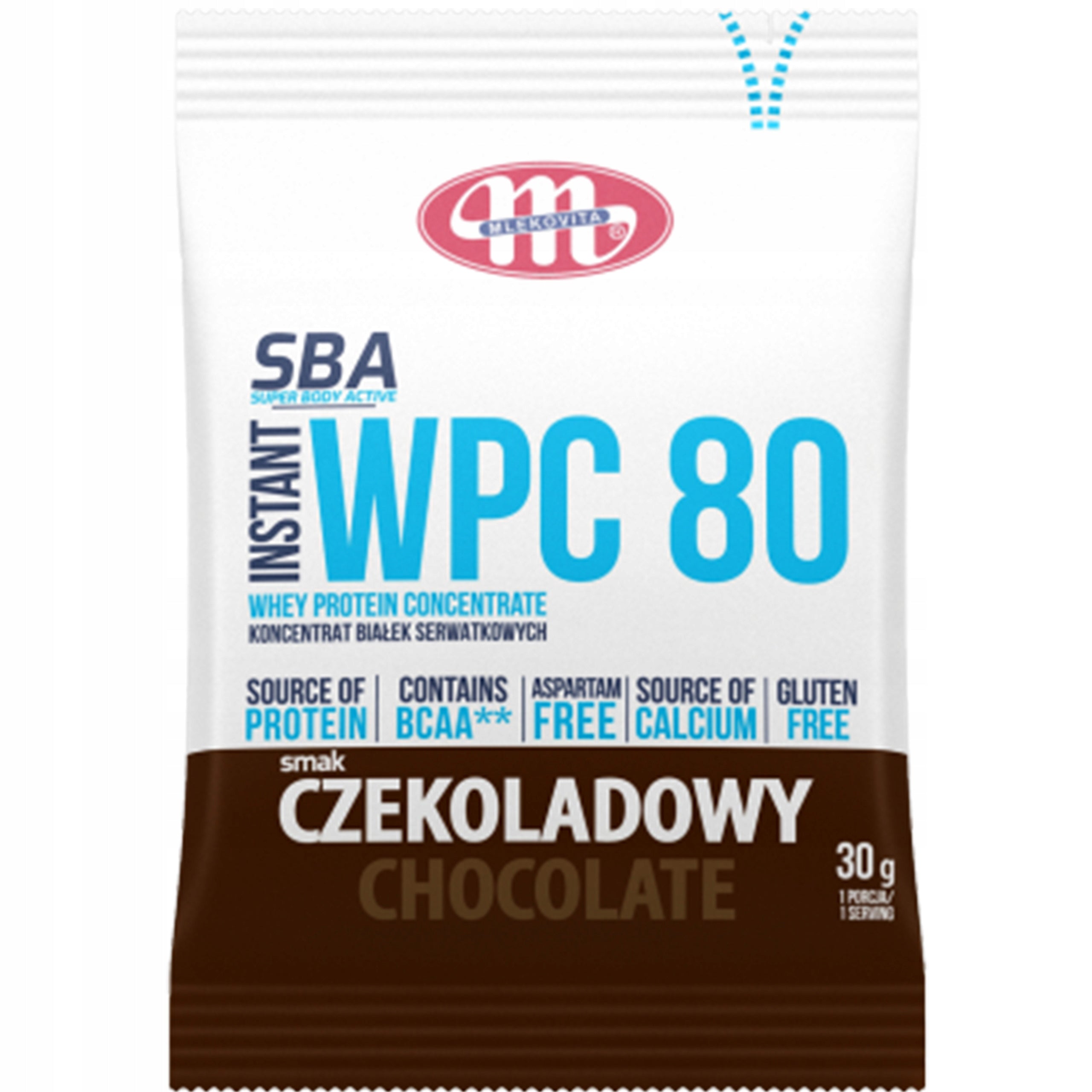 Mlekovita protein supplement 30g protein concentrate WPC 80 chocolate flavor
