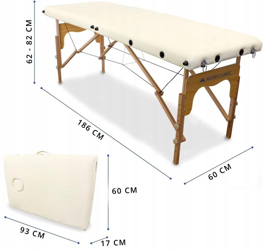 Mobiclinic CM-01 Solid Portable Folding Massage Table 180x60cm 250kg Brand no brand