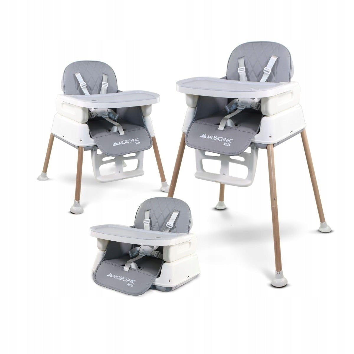 Mobiclinic Kids High Chair for Kids 3 in 1 Kiara Elevation