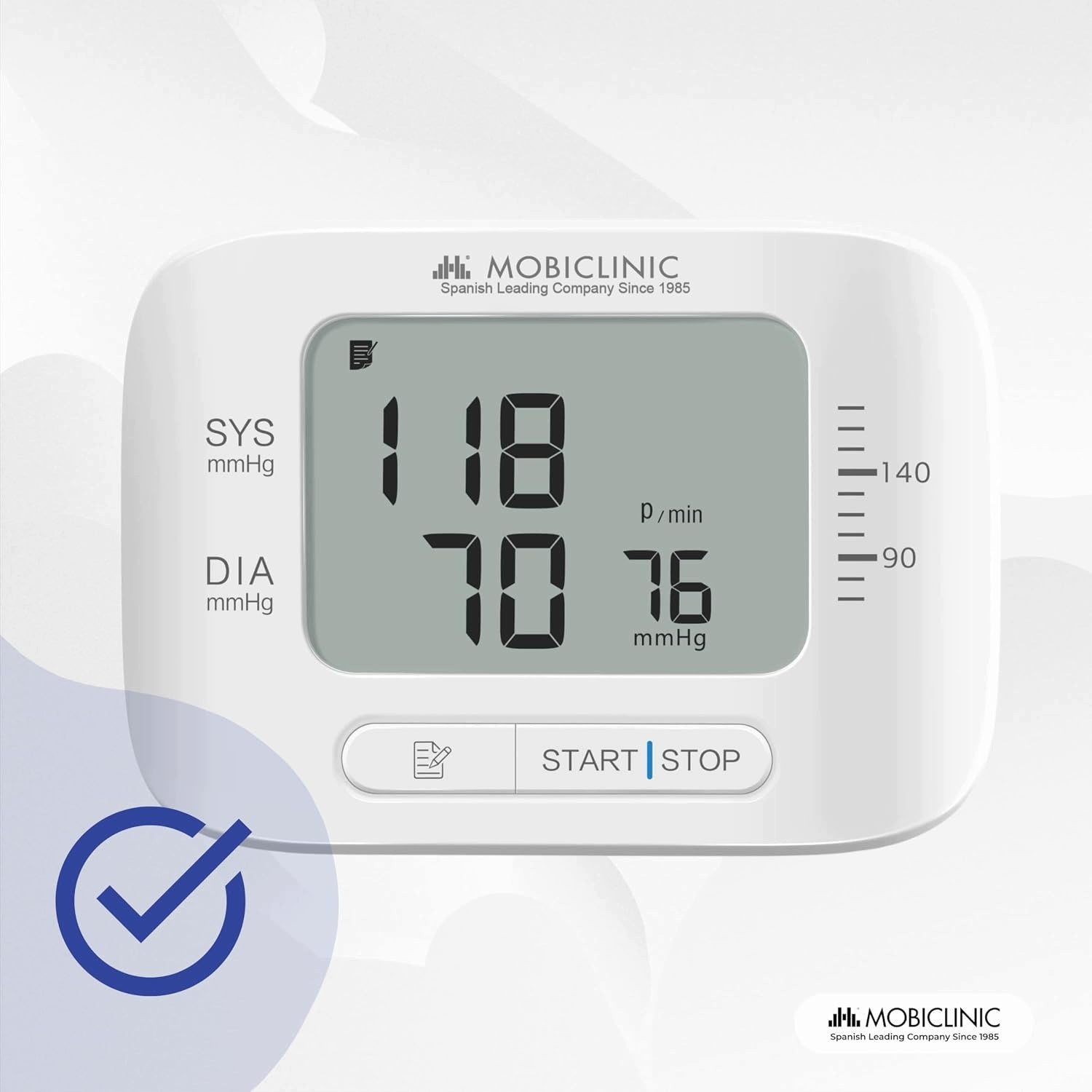 Mobiclinic Wrist blood pressure monitor memory 99 measurements QE-00072/36 Brand Mobiclinic