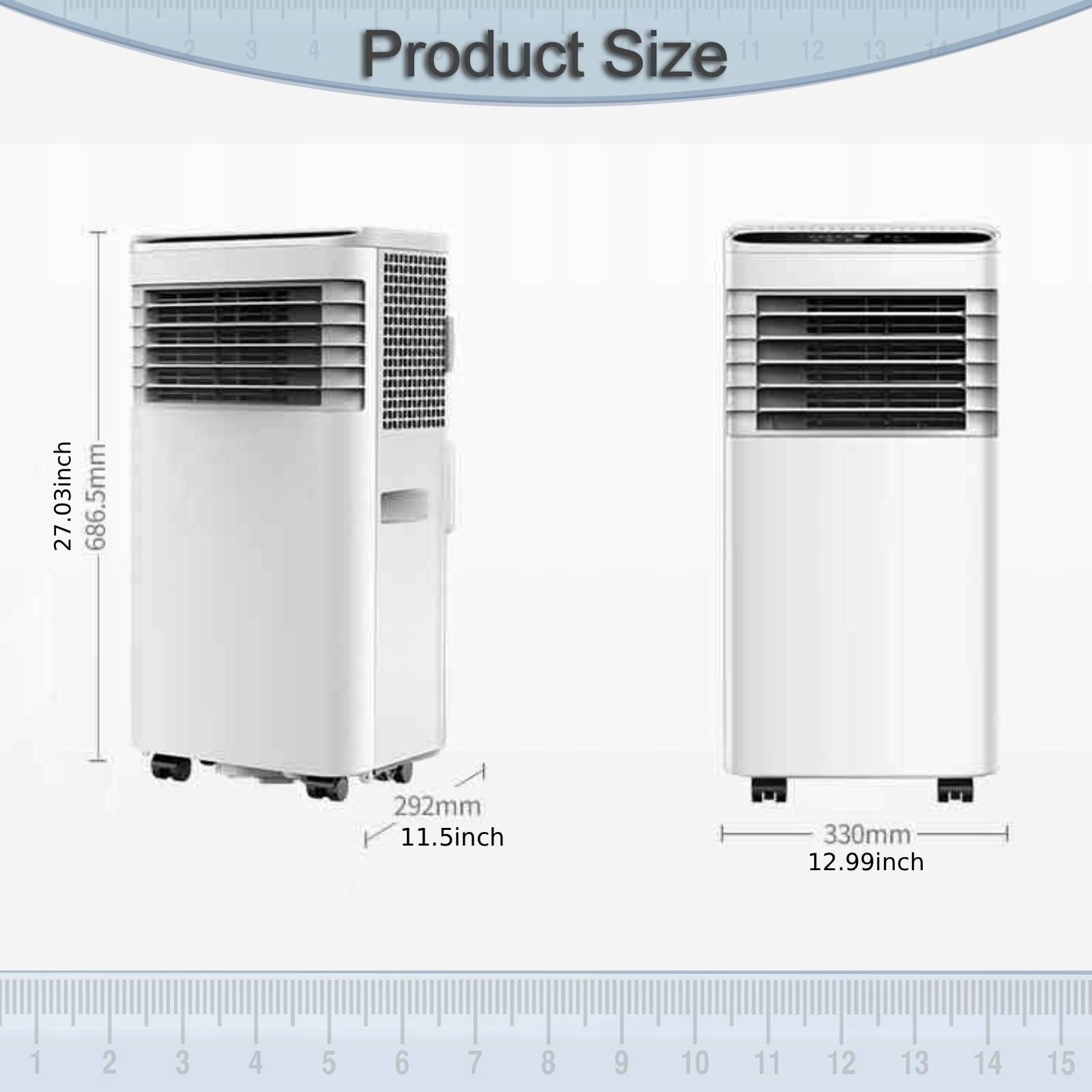 Mobile Air Conditioner No Installation Required Quiet Office with Timer Medical device no