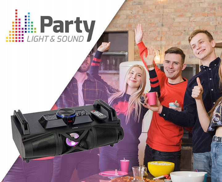 Mobile Bluetooth Speaker Karaoke LED USB SD AUX Boombox Packaging status original