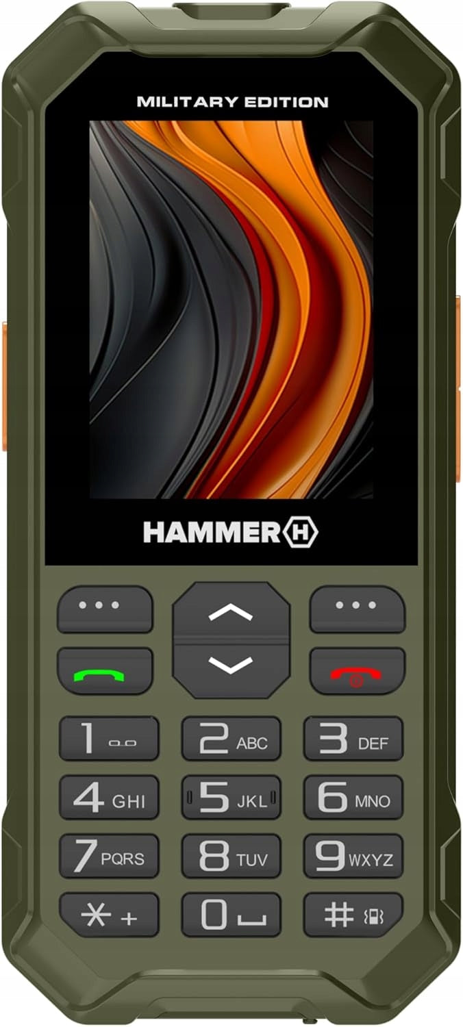 Mobile Phone Hammer 6 LTE Military 4G Armor Resistant Durable Color green