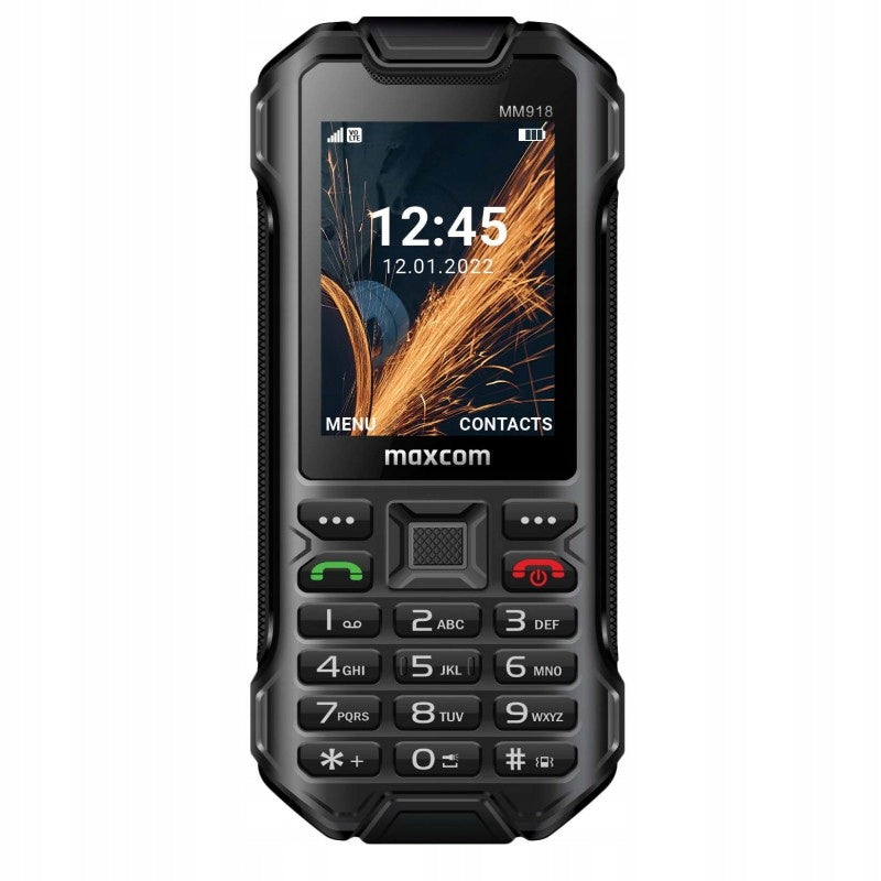 Mobile Phone Maxcom MM 918L Strong 4G LTE Dual SIM Bluetooth black Manufacturer code MM918L4G