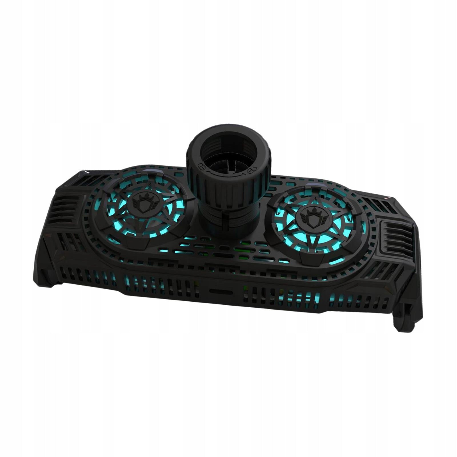 Mobile Phone Radiator with Holder Dual Fans Retractable Heatsink Cell Black Brand no brand