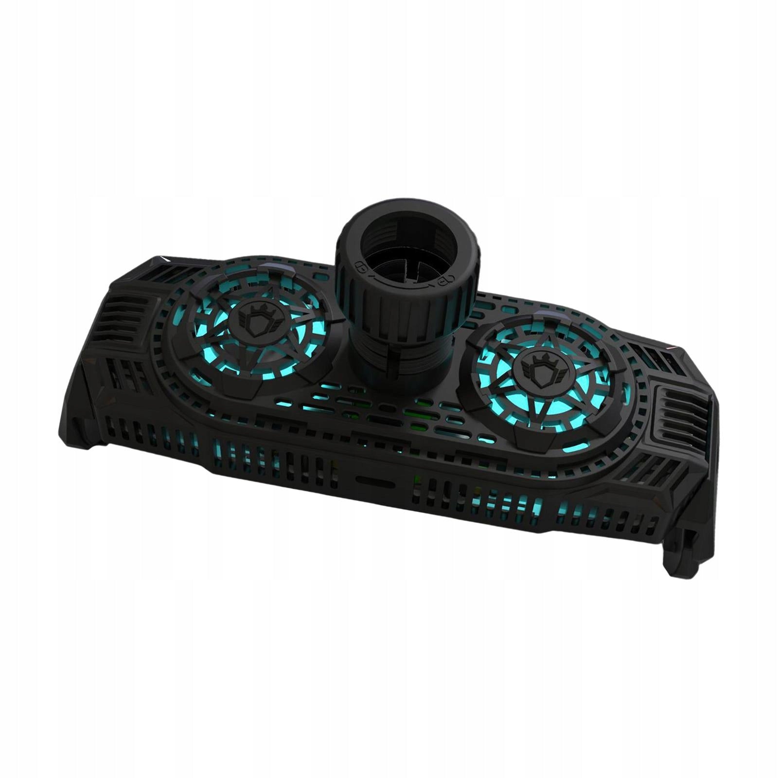 Mobile Phone Radiator with Holder Dual Fans Retractable Heatsink Cell Black Dominant color other