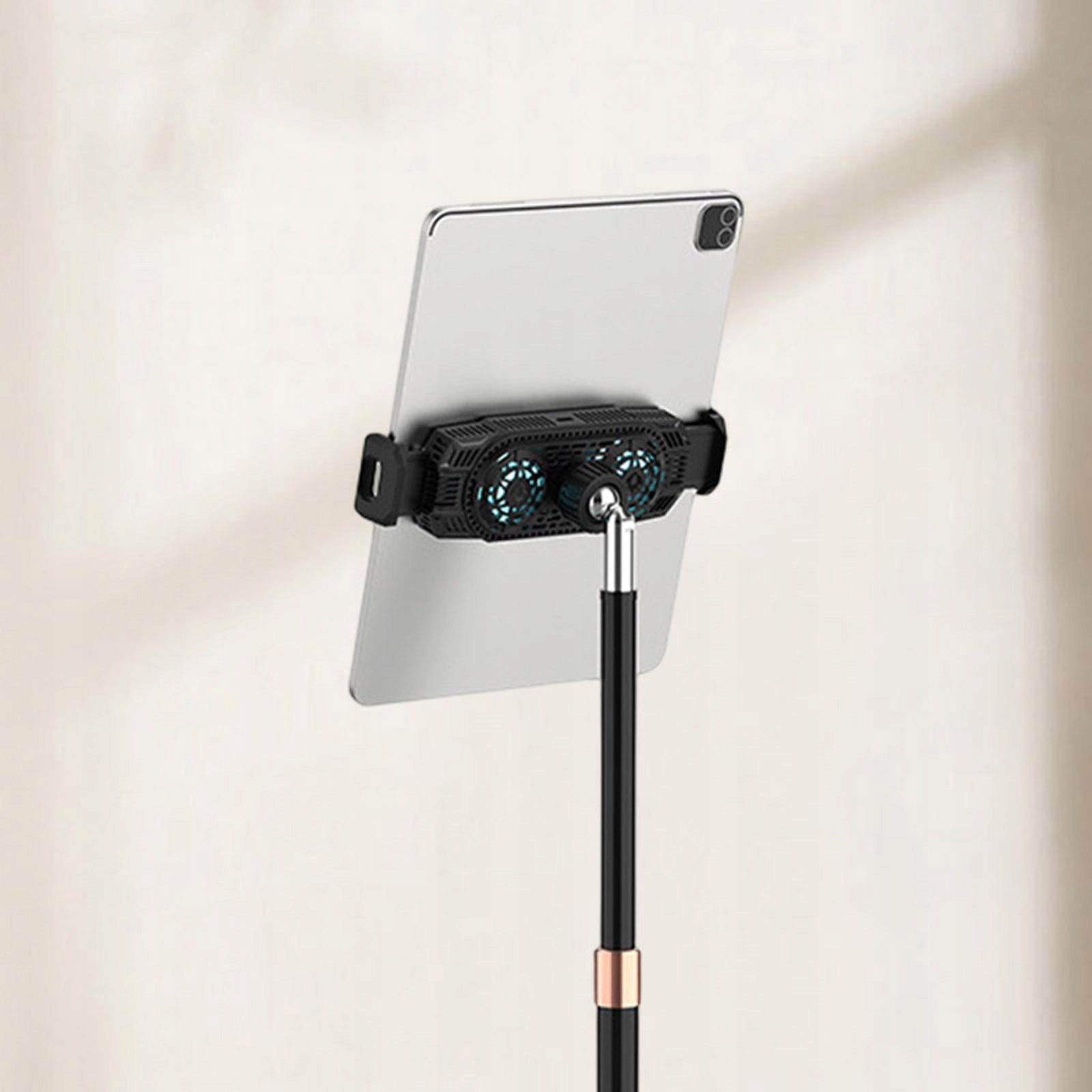 Mobile Phone Radiator with Holder Dual Fans Retractable Heatsink Cell Black Manufacturer code 02368050105