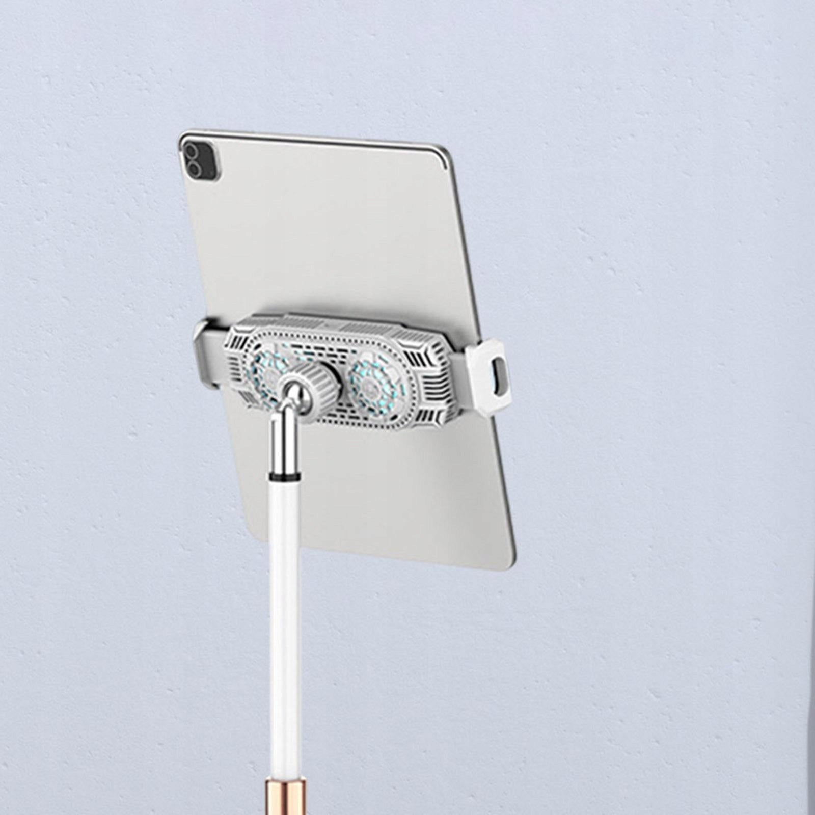 Mobile Phone Radiator with Holder Dual Fans Retractable Heatsink Cell White Range of energy efficiency classes A - G