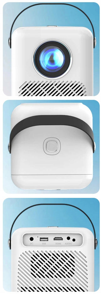 Mobile Projector M1 LED Full HD Bag BT Screen Color white
