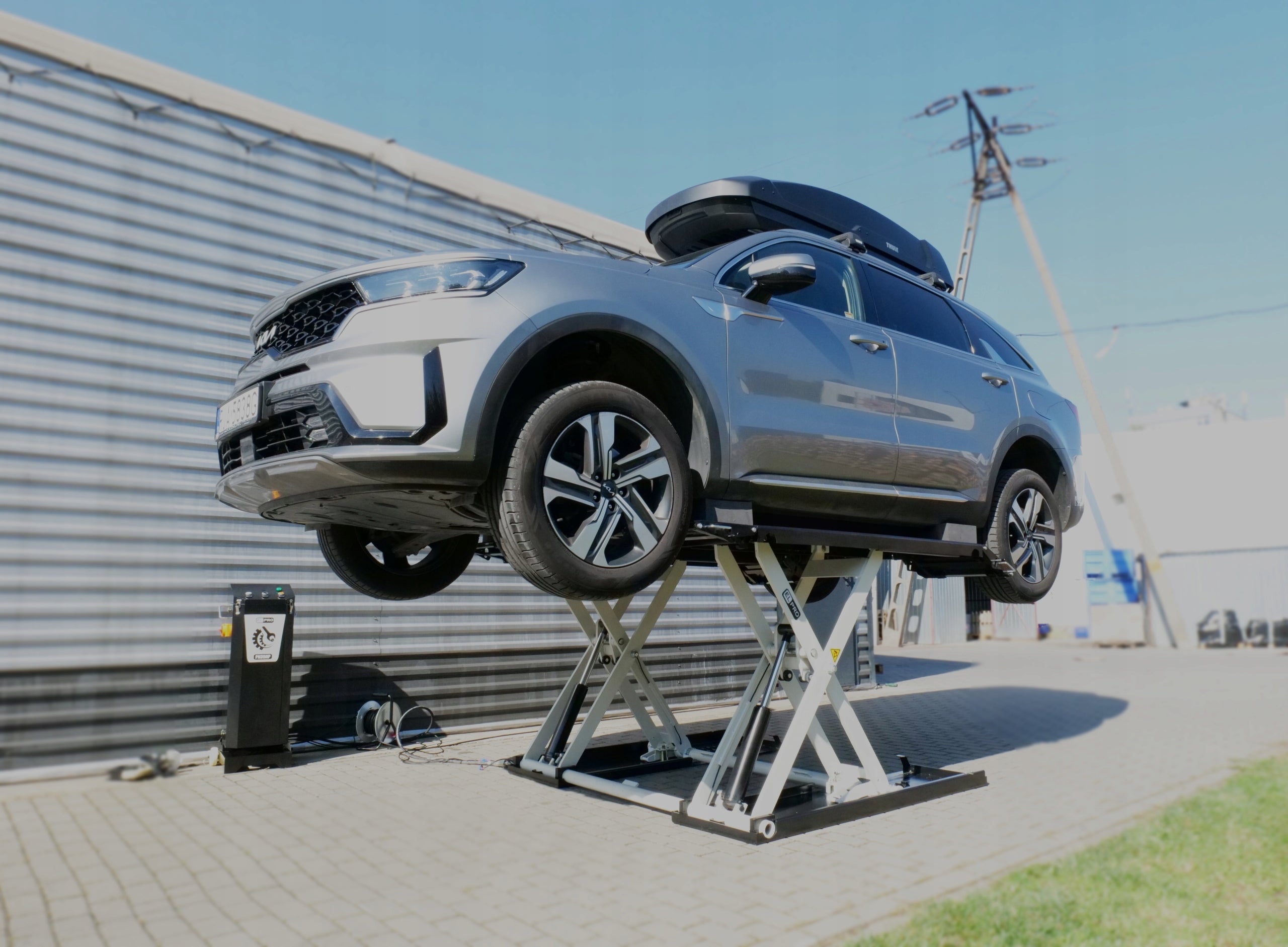 Mobile Scissor Lift High 120 cm 1,2m ELPRO PN35NP Minimum lifting height 110 mm