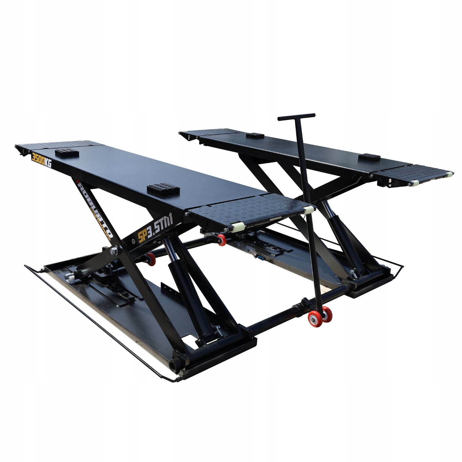 Mobile Scissor Lifter 3.5T H 120 cm 230V SP3.5TM + OIL 10L ROBUSTO Brand Robusto