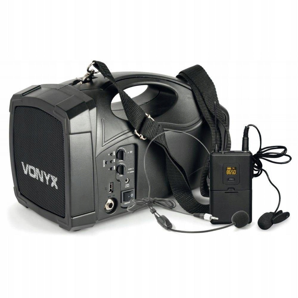 Mobile Sound System BT SPEAKER USB UHF Microphone Batteries included yes