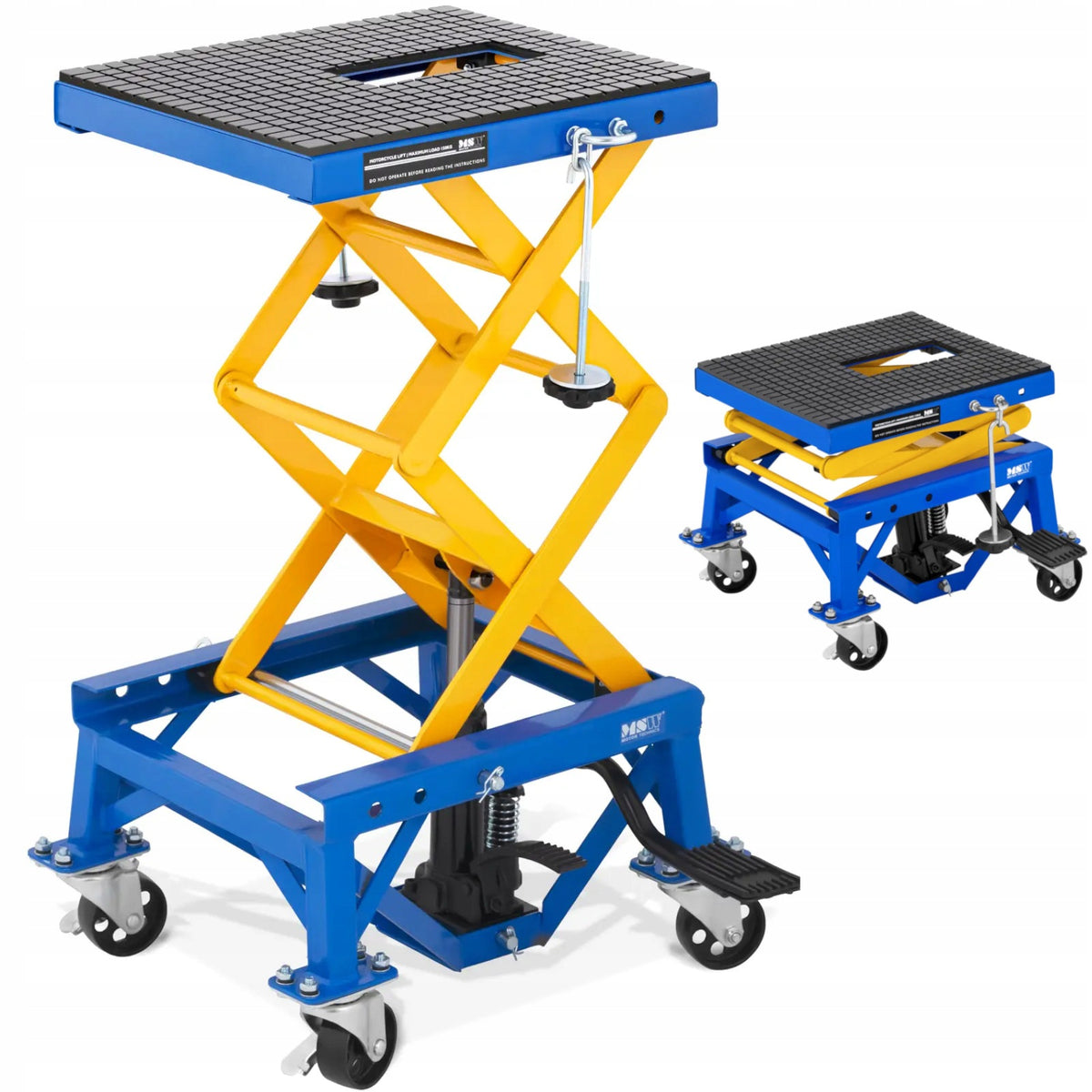Mobile motorcycle jack lift 35-87 cm 150 kg