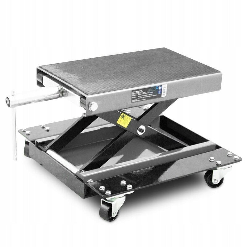 Mobile motorcycle scissor lift up to 500kg graphite Packaging status original