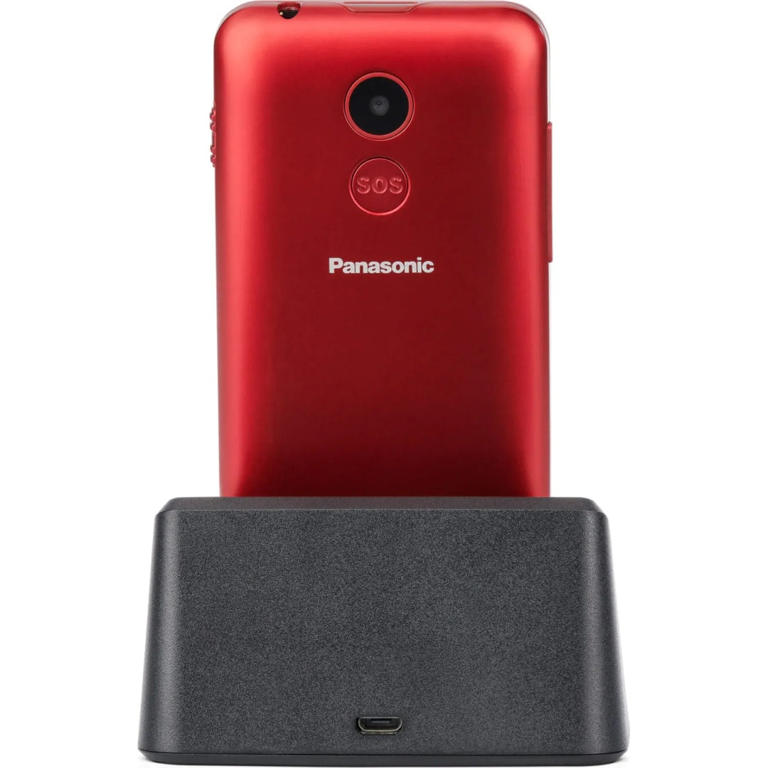 Mobile phone 2.4″ bright LED flashlight red Panasonic KX-TU155 Packaging status original
