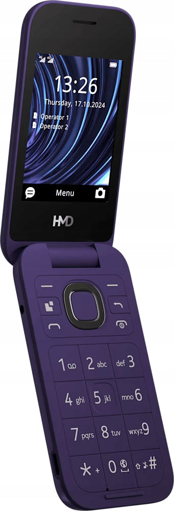 Mobile phone HMD 2660 Flip 64 MB / 128 MB 4G (LTE) purple Brand HMD