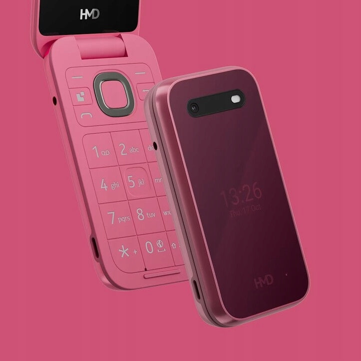 Mobile phone HMD Nokia 2660 Flip 64 MB / 128 MB 4G (LTE) pink Manufacturer code 6438409102980