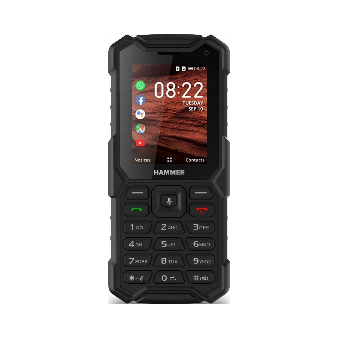 Mobile phone Hammer 512 MB / 4 GB 4G (LTE) black