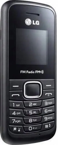 Mobile phone LG B200E 48 MB / 64 MB 2G black Manufacturer code B200E