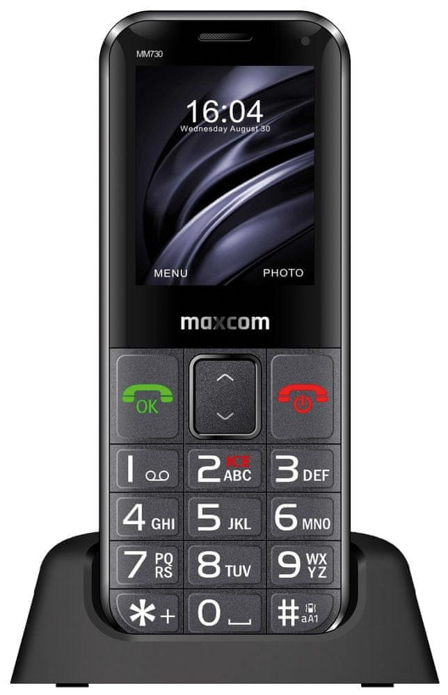 Mobile phone Maxcom MM730 FOR SENIOR WITH SOS BUTTON Packaging status original
