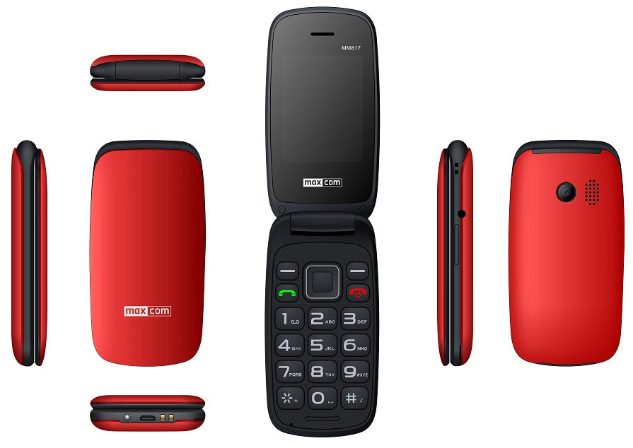 Mobile phone Maxcom MM817 4 MB / 4 MB red