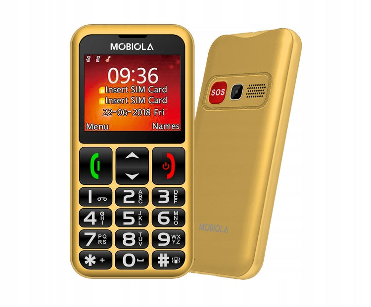 Mobile phone Mobiola MB700 2G 32 MB / 32 MB 2G gold
