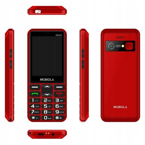 Mobile phone Mobiola MB900 48 MB / 128 MB 4G (LTE) red Charger included no