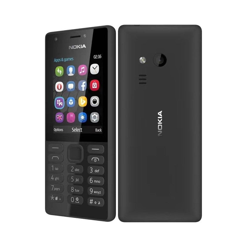 Mobile phone Nokia 216 16 MB / 16 MB 3G BLACK with keyboard Polish