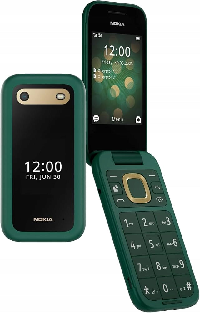 Mobile phone Nokia 2660 Flip 48 MB / 128 MB 4G (LTE) green